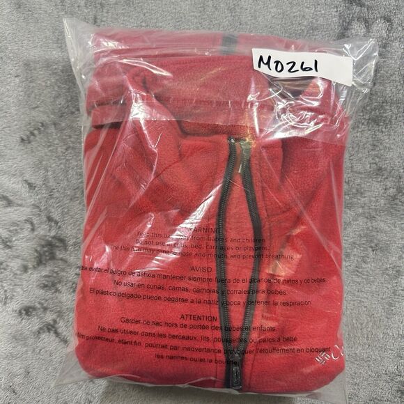 Columbia Sweatshirt Mens XL Red Zip Up Schacket Fleece‎ Outdoors - Picture 10 of 10